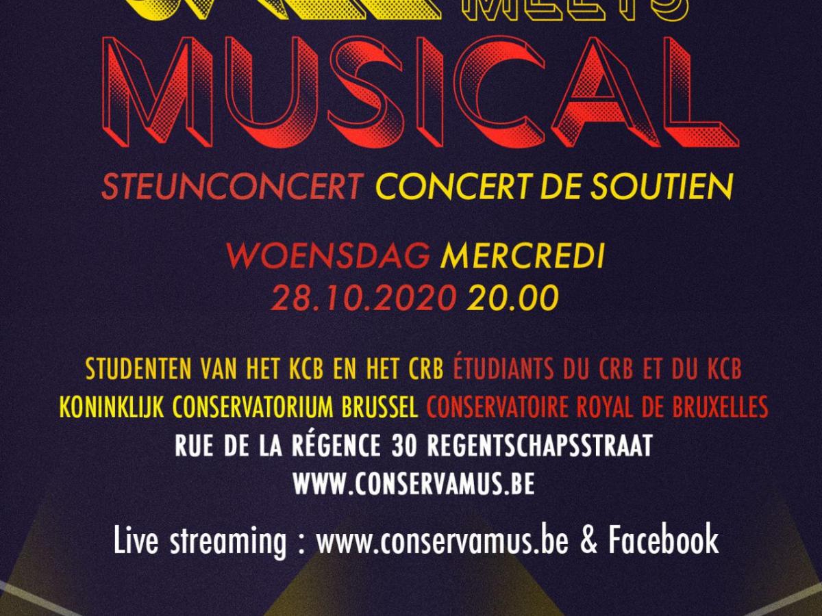 28/10/2020: Concert de soutien à l&rsquo;asbl Conservamus | Jazz Meets&nbsp;Musical